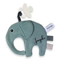  Speen / knuffeldoek olifant Cream Jayde