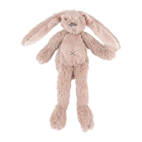 Brievenbuscadeau bunny Old pink/ beige /wit met naam en geboortedatum
