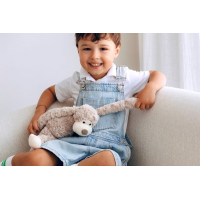 Aap knuffel blauw 45cm Sem