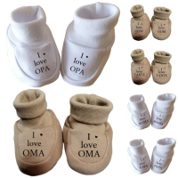 Babyslofjes I Love Oma / Opa / tante / tantie / oom / oompie / papa / mama