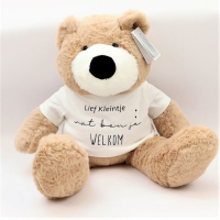 Knuffelbeer 45 cm Lief Kleintje wat ben je welkom