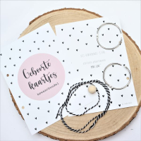 Mini love Bewaarbundel geboorte-kaarten Rose