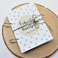 Mini love Bewaarbundel geboortekaarten  Zand