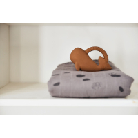 Jollein Bijtring rubber Whale caramel