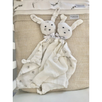 Bamboe Knuffeldoek Doudou Muslin Hydrofiel Off White
