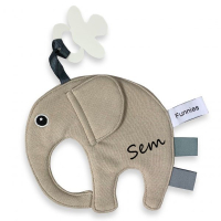 Speen / knuffeldoek olifant Stone Green Sem