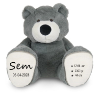 Grote knuffel Beer Gepersonaliseerd