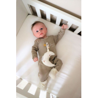 Boxpakje met naam Baby maat 56 / 62 Handgeschreven