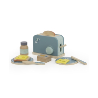  Label Label Toaster groen met naam baby