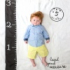 Cadeauset Baby's First Year Swaddle & Cards