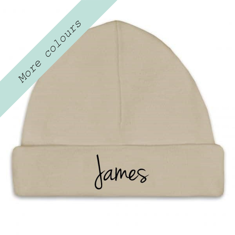 Babymuts James Handgeschreven