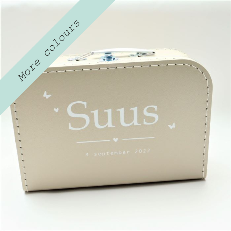 Kinderkoffertje Suus Butterfly ROZE