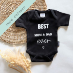 Romper Best Mom en Dad ever