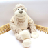 Aap knuffel 45 cm met naam baby