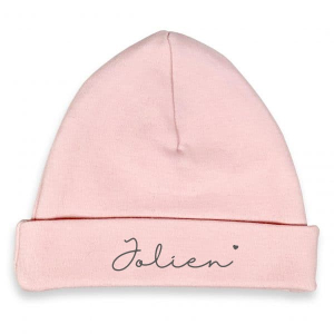 Babymutsje Blush met naam baby