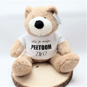 Knuffelbeer Wil je mijn Peetoom zijn?