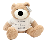 Knuffelbeer 45 cm Lief Kleintje wat ben je welkom