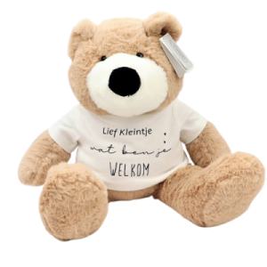 Knuffelbeer 45 cm Lief Kleintje wat ben je welkom
