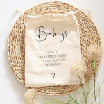 Bewaarzak Baby's Mooie Herinneringen Groot 30 x 24 CM