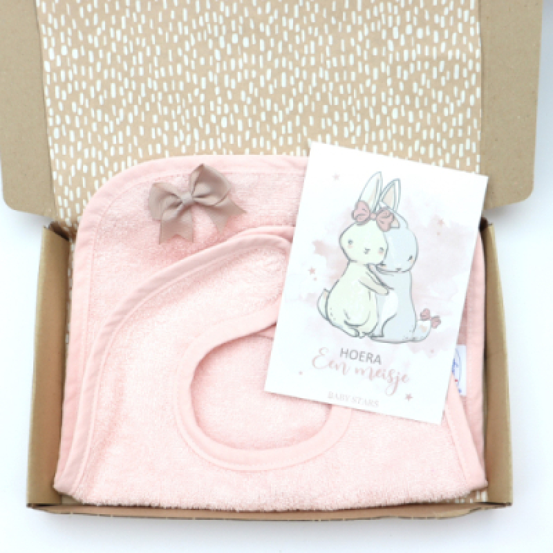 Brievenbuspakket Bunny rose strik