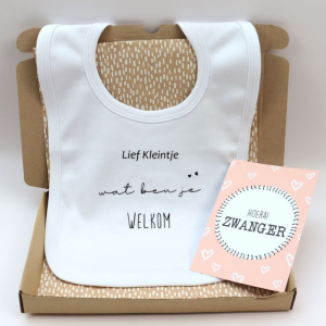 Brievenbuspakket Lief kleintje wat ben je welkom