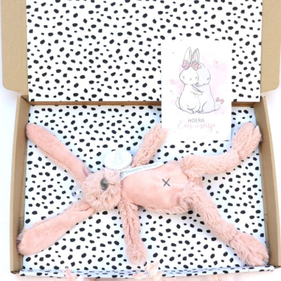 Brievenbuspakket bunny  Old pink