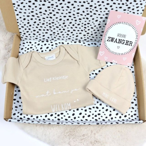 Brievenbuspakket Lief kleintje wat ben je welkom