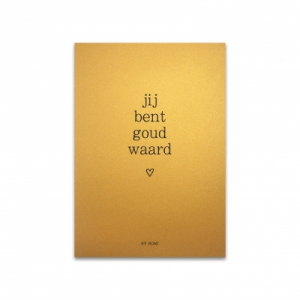 Kaart / Jij bent goud waard
