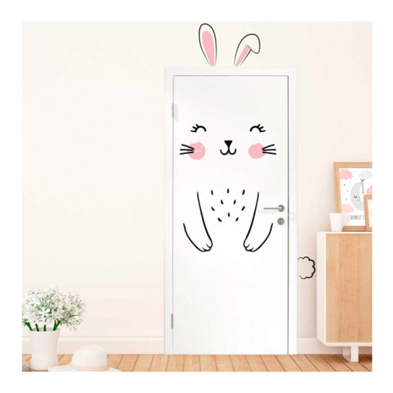 Deursticker baby/kinderkamer BUNNY