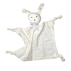 Bamboe Knuffeldoek Doudou Muslin Hydrofiel Off White