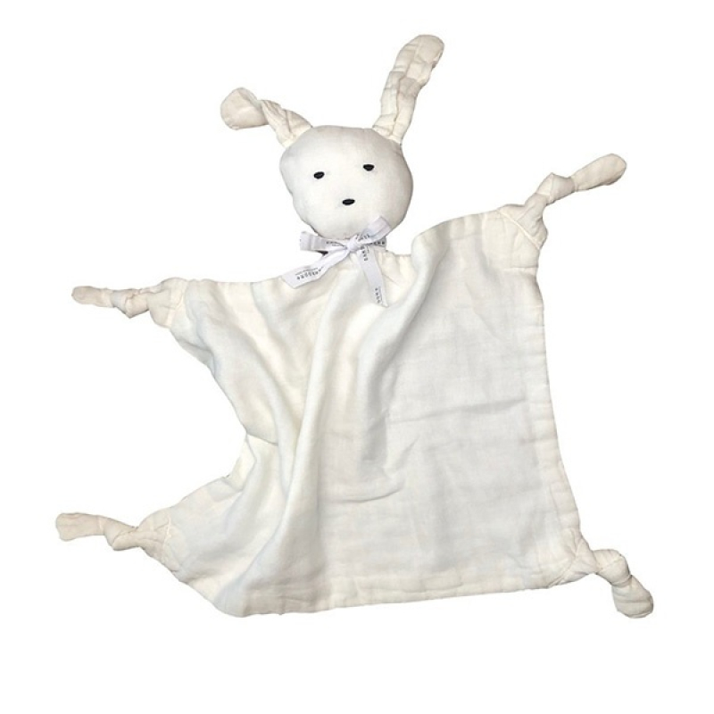 Bamboe Knuffeldoek Doudou Muslin Hydrofiel Off White