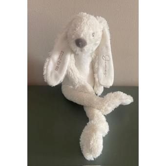 Happy Horse Rabbit Richie Ivory 38 cm met naam en geboortedatum baby