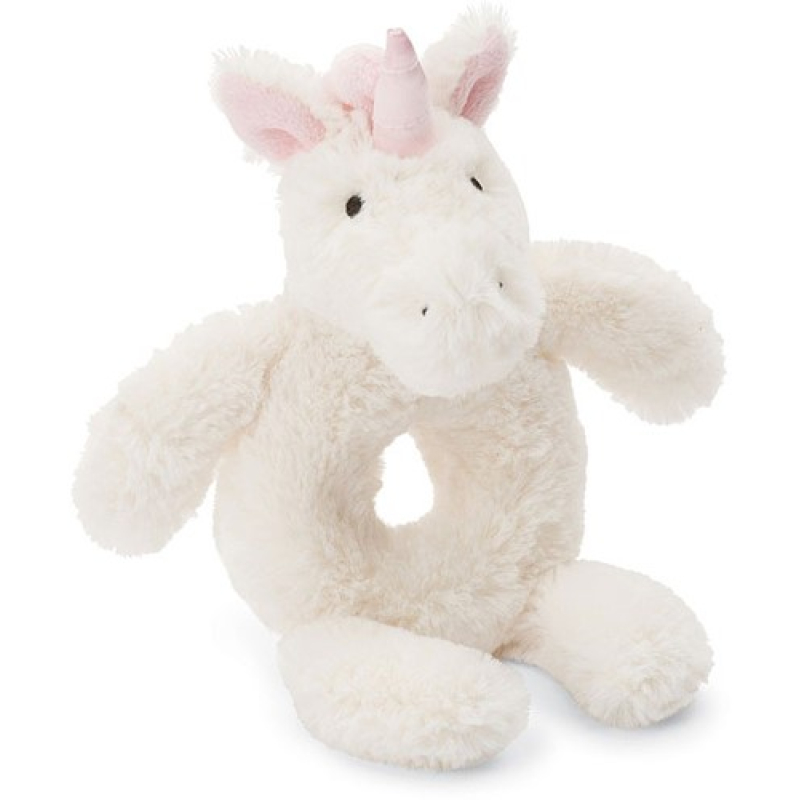 Jellycat Bashful Unicorn rammelaar