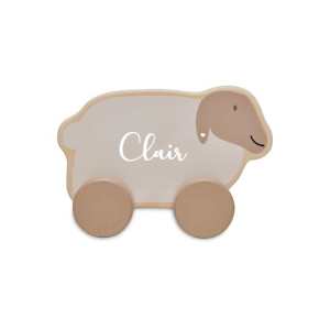 Jollein Houten Speelgoedauto lam met naam