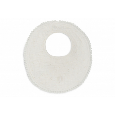 Jollein Slab Rond Embroidery - Ivory
