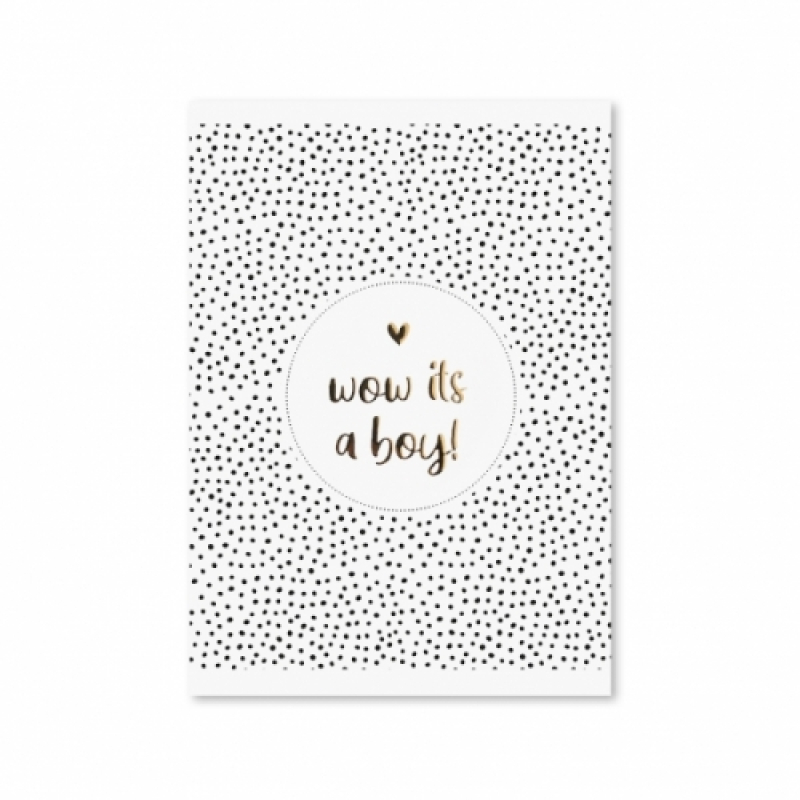 Kaart WOW it's a BOY