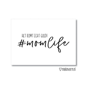 Kaart Komt echt goed Momlife