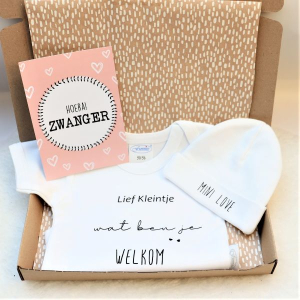 Hoera! Zwanger Lief kleintje wat ben je welkom