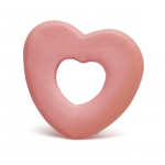 Lanco Bijtring Hart Rose 100% Natuurlijk Rubber