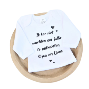 Romper Ik kan niet wachten om jullie te ontmoeten Opa en Oma