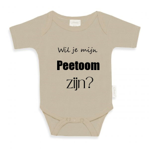 Romper Wil je mijn Peetoom zijn?