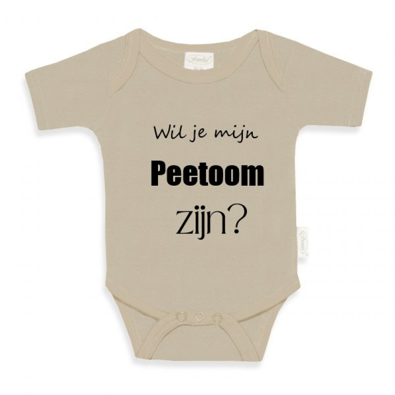 Romper Wil je mijn Peetoom zijn?