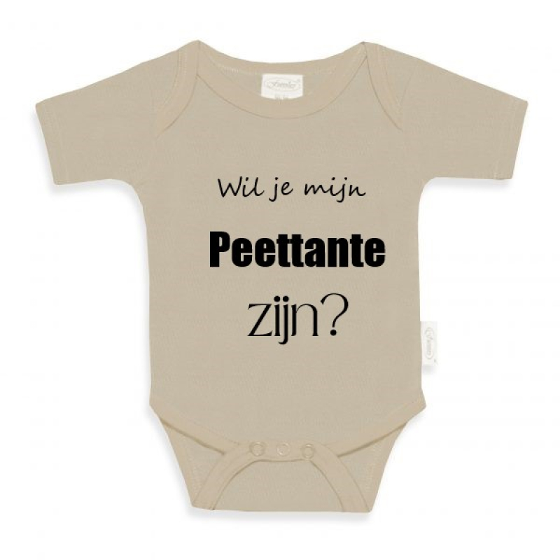 Romper Wil je mijn peettante zijn?
