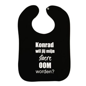 Slabber ..... wil je mijn stoere oom worden?