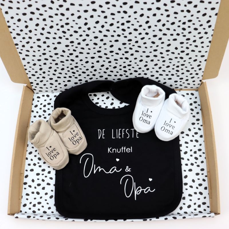 Cadeausetje Oma of Opa Black