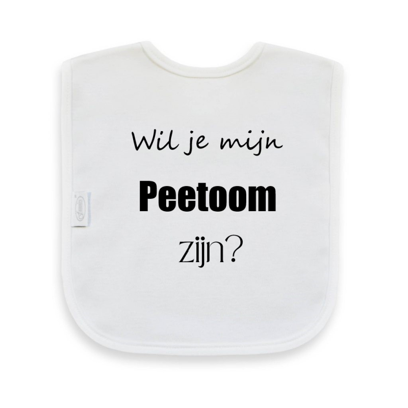 Slabber Wil je mijn peetoom zijn?