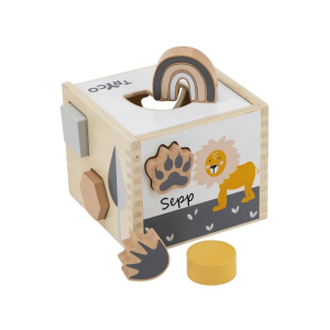 Tryco - Wooden Footprint Shape Sorter met naam baby