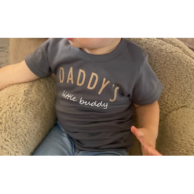 T-shirt Daddy's little buddy