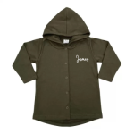 Hoodies Stoer vest leger groen gepersonaliseerd