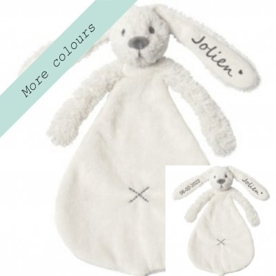 Happy Horse Rabbit Richie Ivory Tuttle Datum en Naam op de oortjes